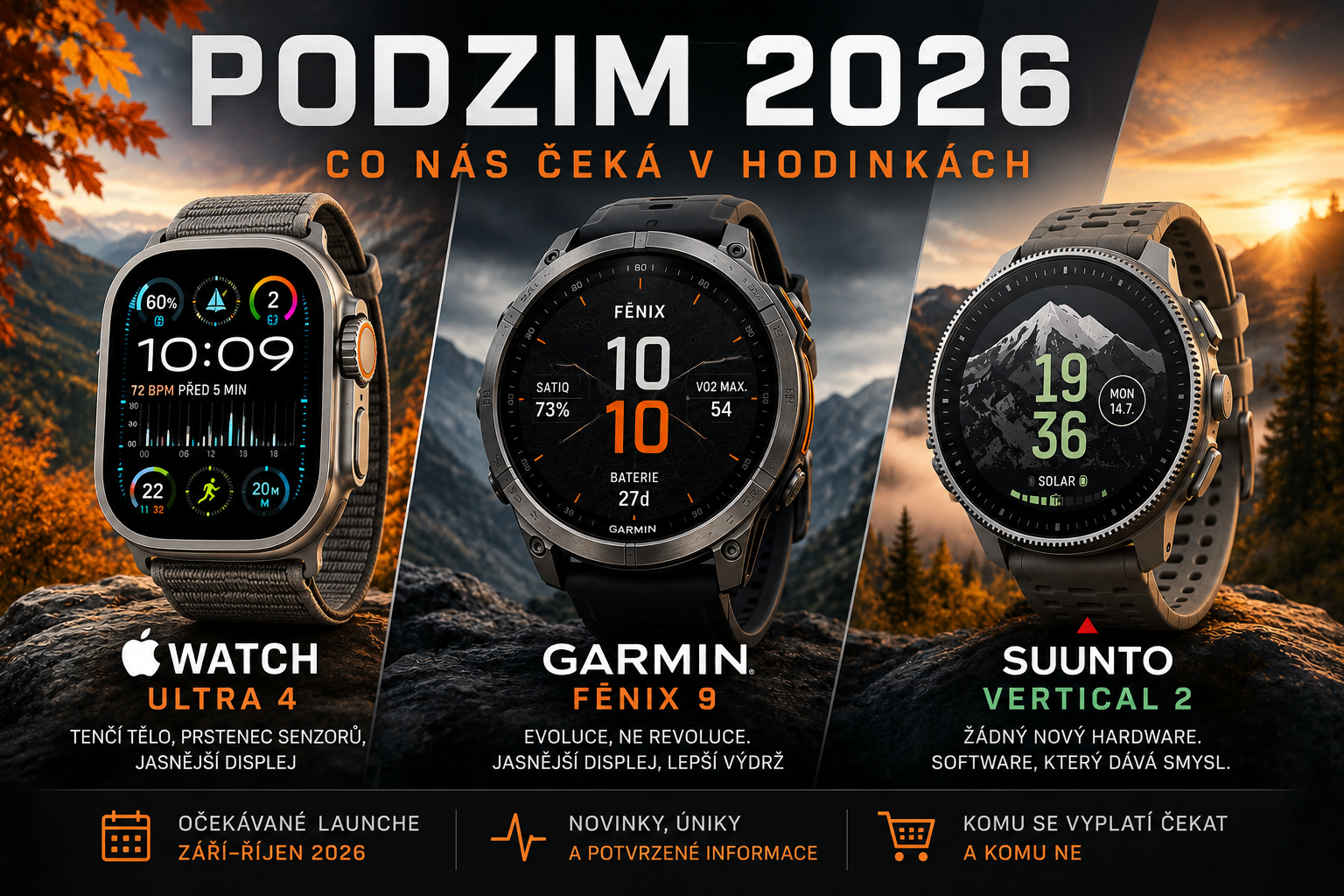 What's in Store for Watches in Fall 2026: Ultra 4, Fenix 9, and a Quiet Revolution at Suunto
